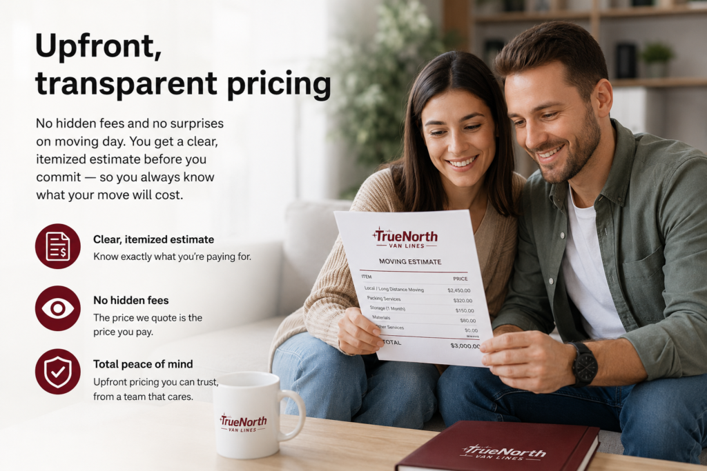Upfront, transparent pricing