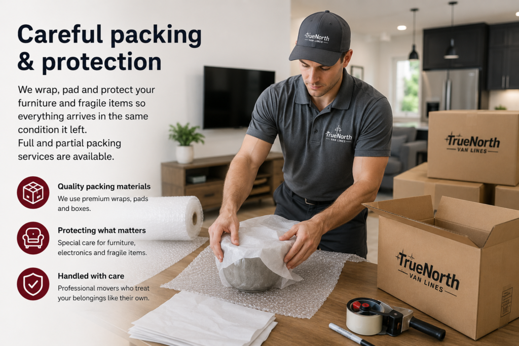 Careful packing & protection